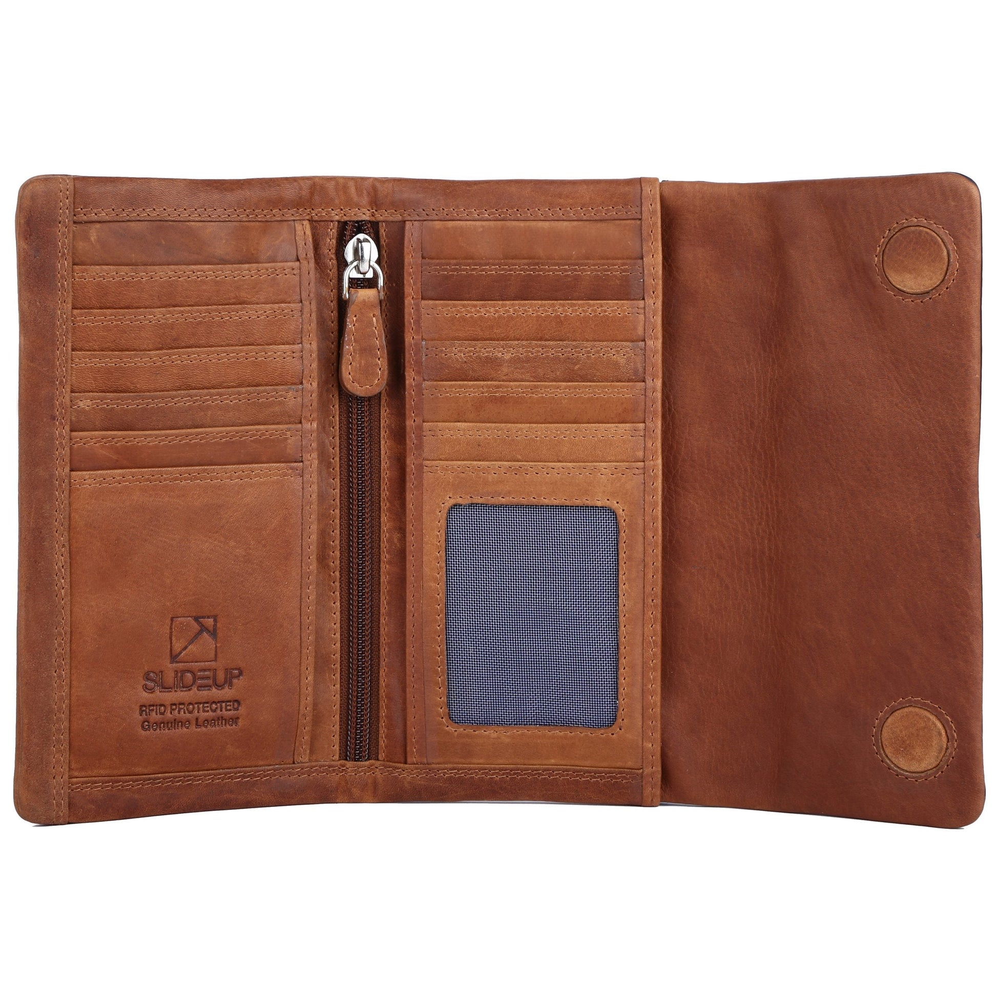 Gratified Leather Wallet SLIDEUP BAGS