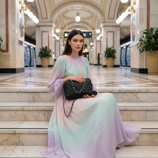 Dainty Quilted Leather Crossbody Bag – Pure Leather RFID Handbag