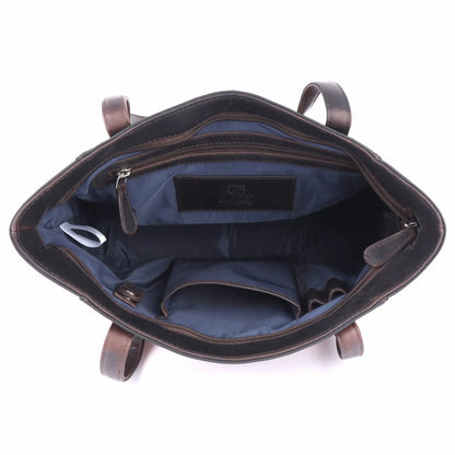 Chirpy Leather Tote Bag for Women SLIDEUP BAGS