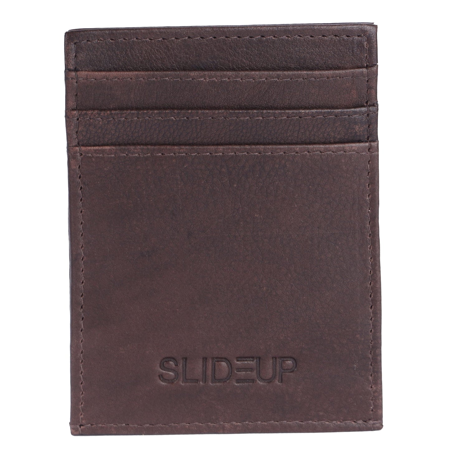 Pine Leather Card case SLIDEUP BAGS